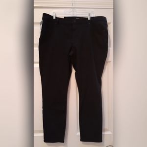 Women Plus Size Black Skinny Jeans